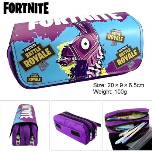 Fortnite Student Pencil Case Large Capacity Waterproof Pencils Bag Fortress Night Pencilcase Stationery School Supplies Toys