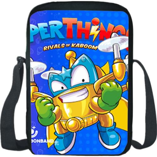 Game Super Zings Shoulder Bags Students Superzings Bookbag Anime Teens Messenger Bag Kids Cartoon Gift Women Crossbody Bag