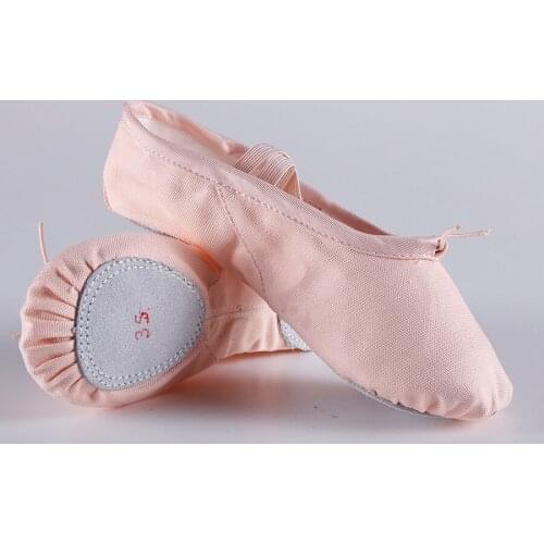 Dancing Shoes for Women Child Adult Ballet Pointe Dance Canvas Flats Soft Slippers Ballerina zapatos de baile