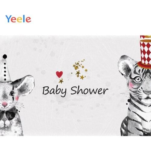 Yeele Tiger King mouse Baby Shower Cloth Portrait Birthday Party Photographic Backgrounds Photography Backdrops For Photo Studio