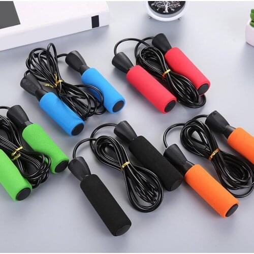 Unisex Sport Jump Rope Fitness Adjustable Fast Speed Jump Wire Skip Rope Skipping Cord for Gym Fitness Home Exercise Slim Body