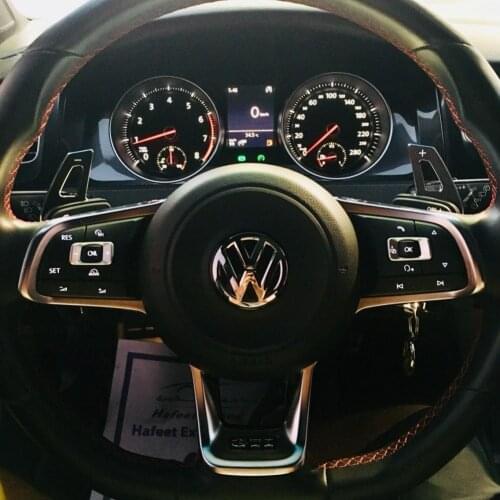 Aluminum alloy DSG paddle for the public Tiguan Golf 6 MK6 Jetta GTI R20 R36 CC Scirocco EOS steering wheel shift, car styling