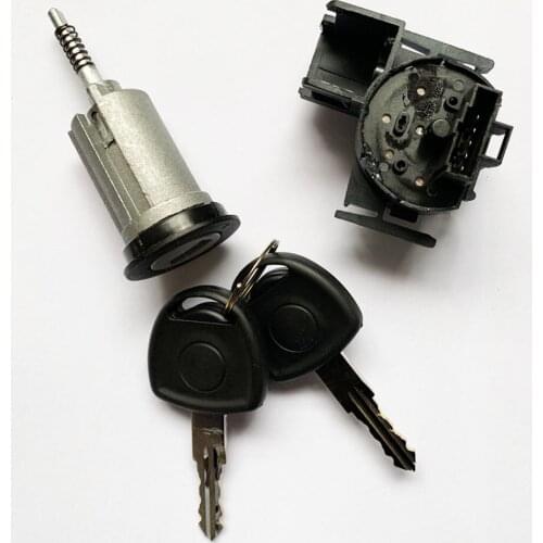 Igntion Switch Barrel Lock With 2 Pcs Keys For Opel Ascona C Vauxhall Corsa Igntion Lock For 0913694 + 09115863