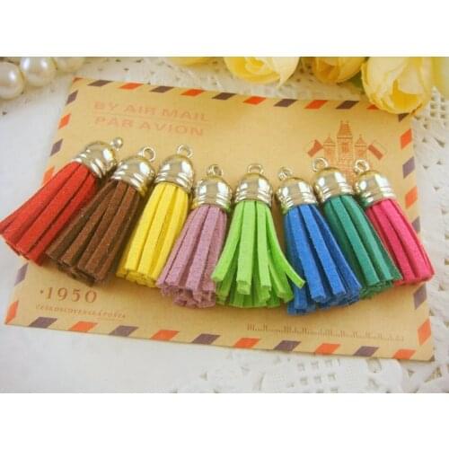10Pcs/ mix color tassel Ear Accessories Bags Hanging Jewelry Accessories