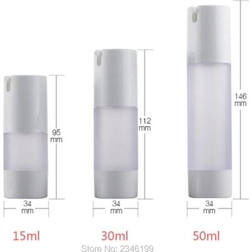 15ML 30ML 50ML 30Pcs/Lot Frost Vacuum Flask The emulsion packing bottle