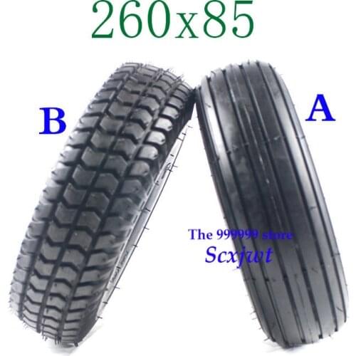 2019 hot sale 2 types of 260x85 tube and tyre fit ATV and Go Kart Tire and Tube Motor Tire