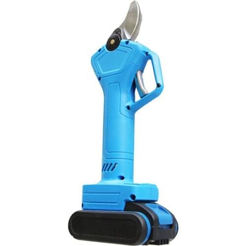 25mm 28mm 30mm 32mm 35mm LCD Electric Pruning Shears 2 Battery 1 Charger Garden Cordless Scissors Set Garden Tree Pruning Shears