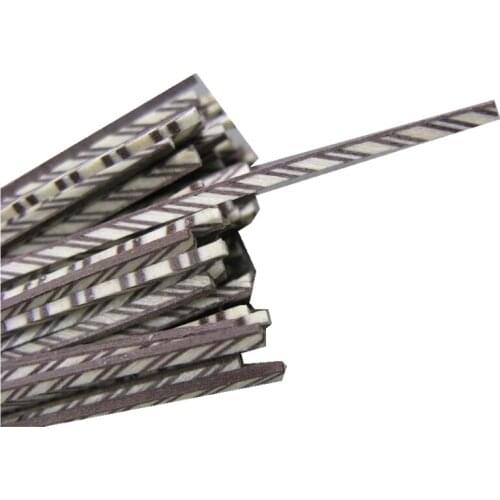 40STRIP LUTHIERS FIGURED BINDING C-62,Measures 2mm x 1.5mm thick and 880mm long