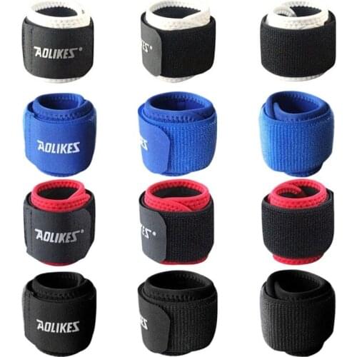 Aolikes 1Pcs Sports Wristband Gym Wrist Thumb Support Straps Wraps Bandage Fitness Training Safety Hand Bands