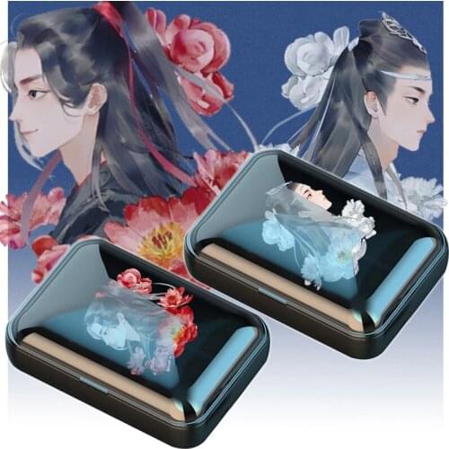 Mo Dao Zu Shi Bluetooth earphones Wei wu xian Lan wang ji cosplay MDZS For Android Wireless Earbuds Bluetooth 5.0 HD Anime cos