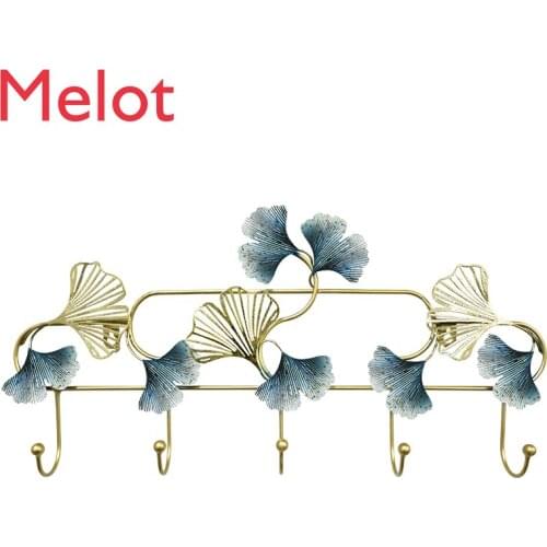 Door Wall Decorations Hat-and-Coat Hook Living Room Wall Decoration Hook Console Storage Rack Iron Hook