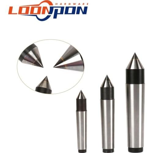 3PCS MT2/3/4 Taper Alloy Solid Dead Center Drilling Lathe Machine Lathe Tailstock Machine Tool Head 17mm 22mm 31mm Free Shipping