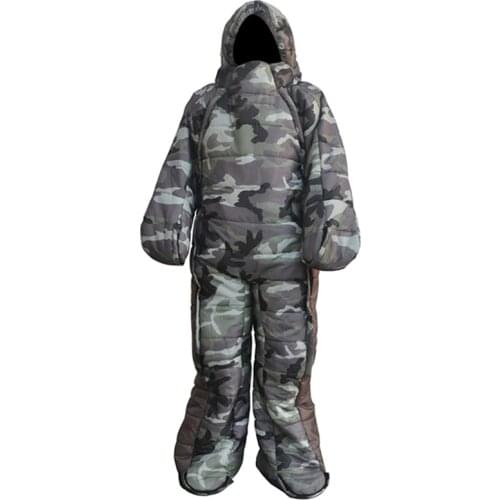 Adult Lite Wearable Sleeping Bag Warming for Walking Hiking Camping Outdoor &T8