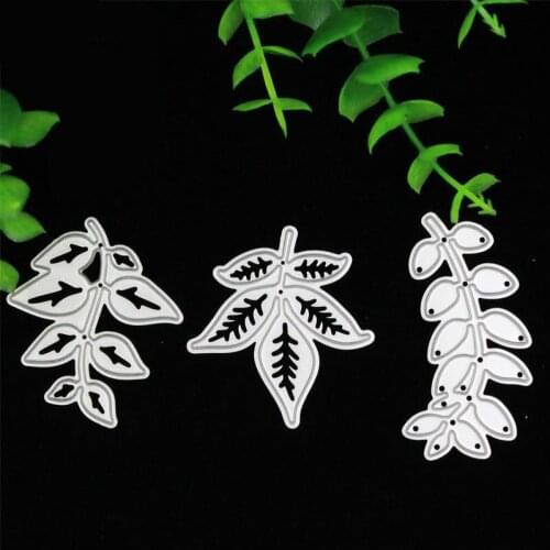 3 Leaves Metal Cutting Dies Stencils for DIY Scrapbooking/photo album Decorative Embossing DIY Paper Cards
