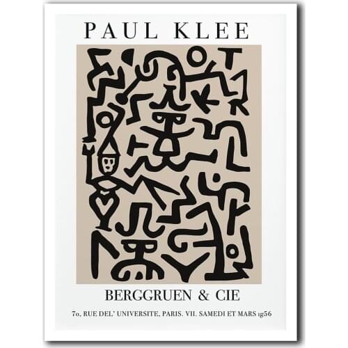 Paul Klee Minimalist Print, Abstract Wall Art, Paul Klee Abstract Print, Mid Century Wall Art, Modern Minimalist Art