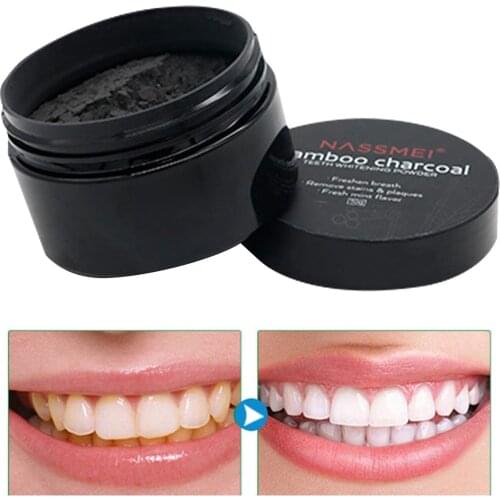 Teeth Gum Whitening Powder Tooth Supply Kit Stain Remover Tool Tooth Care Safe Bamboo Charcoal Teeth Whitening Product