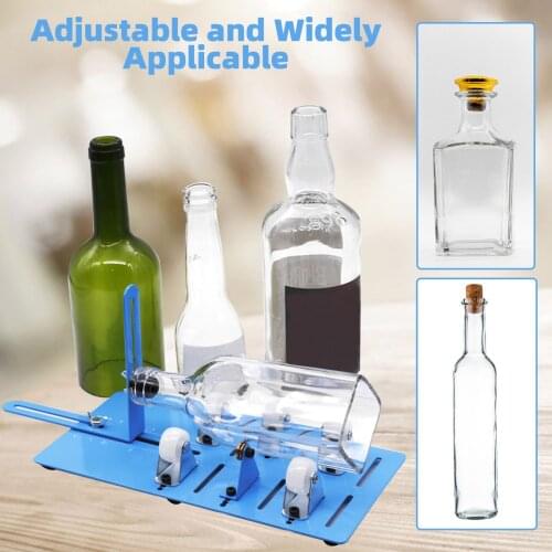 Glass Bottle Cutter Kit Square Round Wine Beer Bottle Cutting Machine for DIY Crafting Star Wish Bottle Lamps Vase glass cutter