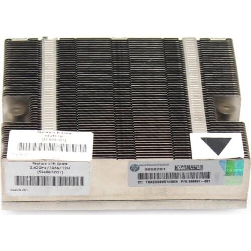 Original Processor Heat sink Cooler For HP Proliant DL160G6 DL160 G6 Server CPU Heatsink 511803-001 586641-001 5948887-001