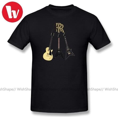 Ozzy Osbourne T Shirt Randy Rhoads Collection T-Shirt Men Cartoon 3d Print Graphic Tee Shirt Short Sleeve 100 Cotton T Shirts