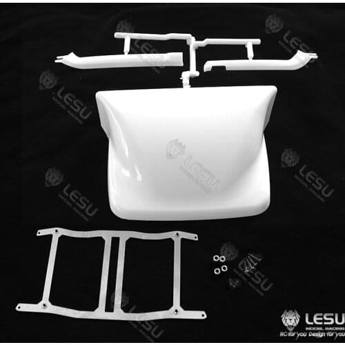 Plastic Cabin Roof Spoiler for 1/14 LESU HINO700 Tractor Truck Trailer Flatbed Model
