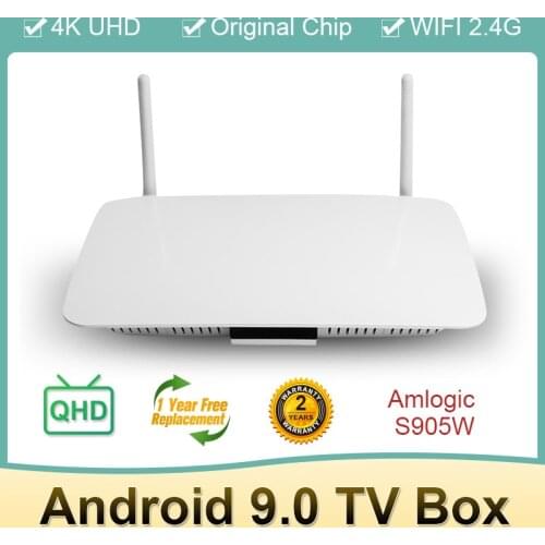 QHDTV Leadcool iptv box Q1404 Set Top Box 1G 8G Amlogic S905W Quad Core Android 9.0 Media Player for Smart ip tv Android TV Box