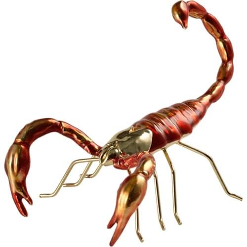 Insects Series 3D Metal Grasshopper Scorpion Model Handicrafts for Home Decor