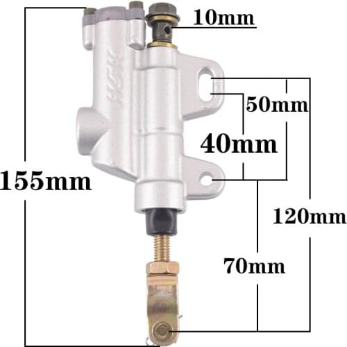 Zongshen loncin lifan shineray jialing cqr 250CC DIRT PIT BIKE rear brake pump motorcycle accessories part