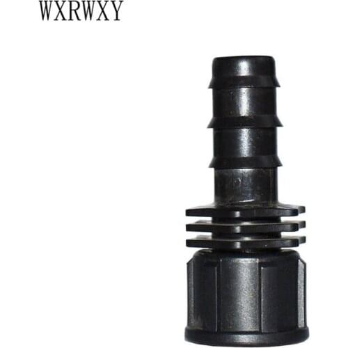 Wxrwxy barbed hose connector 1/2 Female connector 3/4 20 PE plastic hose barb garden Irrigation fittings 10pcs