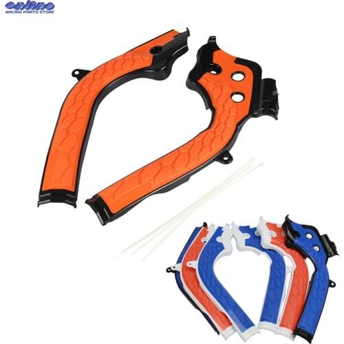 X-Grip Frame Guard Protection Cover For KTM SXF EXC EXC-F For Husqvarna TE FE FC SX SXF EXC EXC-F 125-450 Dirt Bike MX Motocross