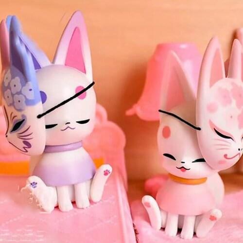 Japanese Fox 1 Mysterious Box Anime Action Figures Surprise Boxes Specific Blind Box Toy Collectible Figurines Blind Bag Toys