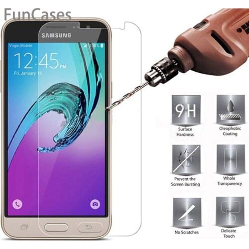 9H HD Tempered Glass for Samsung Galaxy J3 2016 J7 2015 J5 2017 EU Screen Protector Glass on Samsung J7 Nxt Protective Glass