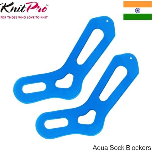 1 Pair of Knitpro Aqua Sock Blockers