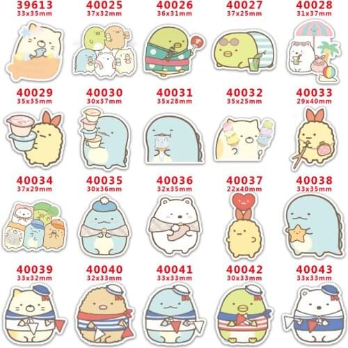 10 pcs Sumikko Gurashi Resin Flatback for Hair Bows Planar Resin Crafts Custom Resin for DIY Phone Decorations PR39613