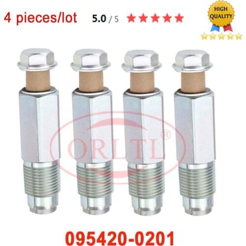 4pcs Genuine and new Pressure limiting valve pressure relief valve 095420-0201 0954200201 LIMITER ASSY FUEL