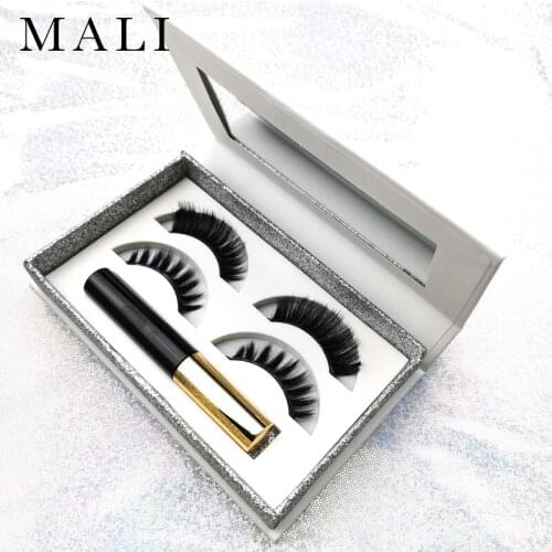 5 Magnet Eyelash Magnetic Liquid Eyeliner& Magnetic False Eyelashes Waterproof Long Lasting Eyelash Extension custom your logo