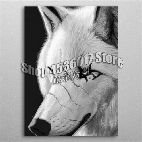 Animals 5d Diy Diamond Painting Cross Stitch Diamond Embroidery White Wolf Diamond Mosaic Full Gifts Wall Stickers Home Decor