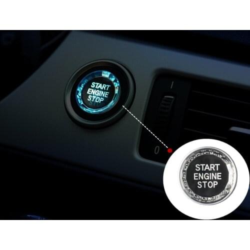 Car crystal diamond Engine START STOP Button Replace Cover Switch Accessories Key for BMW X5 E70 X6 E71 Z4 E89 3 5Series E90 E60