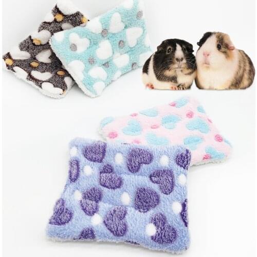 Pet lamb velvet cotton pad cotton nest guinea pig rabbit chinchilla hamster guinea pig universal thick warm nest pad