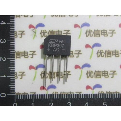 Free shipping KBP307 rectifier bridge / bridge pile 3A 700V / Voltage Range 50 to 1000 Volts Current 3 Amperes rectifier bridge