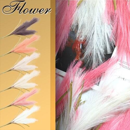 Bouquet Artificial Reeds Grass Flower Wedding Decor Party Outdoor Garden Porch home decor christmas decoration полка для цветов