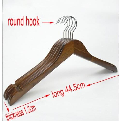 Wood Coat hanger long 44.5cm thickness 1.2cm