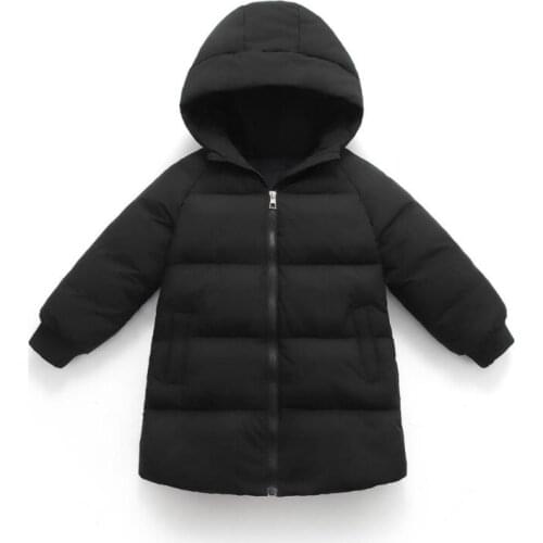 Kids Jackets for Girls Boys 2020 Autumn Winter Children Warm Down Cotton-padded Coat 3-11 Years Toddler Parkas Outerwear Clothes