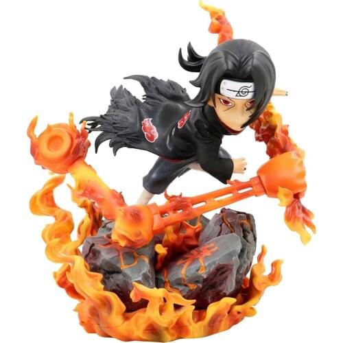 NARUTOS Uchiha Itachi GK Akatsuki Shippuden Anime Model Action Figure 25CM PVC Statue Gift Child Collectible Toys Figma Doll Kid