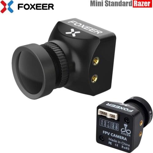 Foxeer Razer Mini HD 5MP 2.1mm M12 Lens 1200TVL Standard FPV Camera 4:3/16:9 NTSC/PAL Switchable 4ms Latency Camera