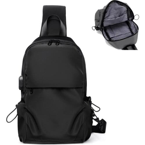 Mens Chest Bag Single Shoulder Crossbody Bag 2021 New Messenger Bag Sports Backpack
