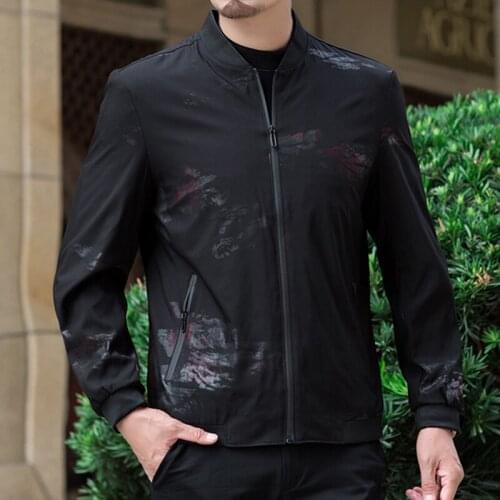 50% Off Men Large Size XXXL XXL Spring Mens And Coat High Quality Zipper Casual Male Jackets