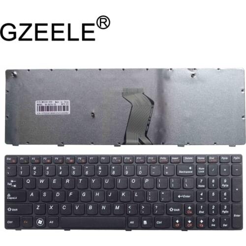 GZEELE New Laptop Keyboard for LENOVO V570 V575 Z570 Z575 B570 B570E V580 V580C B570G B575 B575E B590 B590A US black English