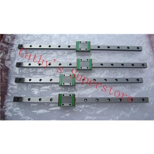 Original HIWIN Linear Guide HGR15 -L400mm rail +2pcs HGH15CA Narrow carriage block