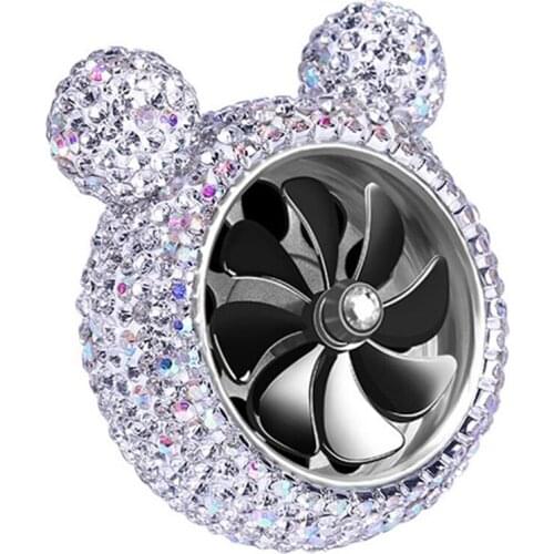 Car Perfume Air Freshener Diamond Air Conditioner Vent Outlet Clip Decoration Aromatherapy Accessories Luxury Car Ornaments