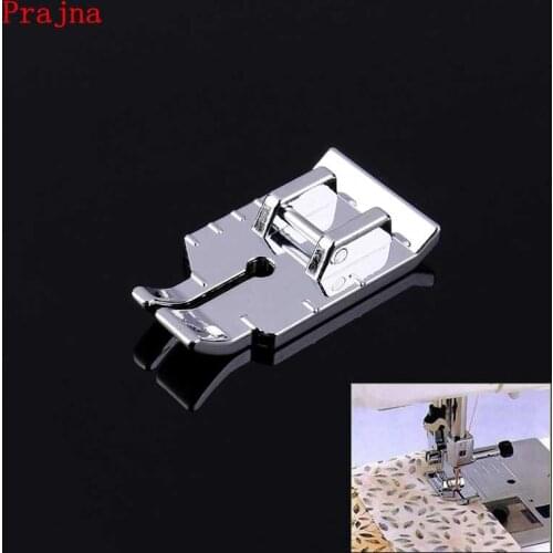 Prajna 1PCS 1/4 Patchwork Stitching Presser Foot For Multi-function Household Sewing Machine Flap Sewing Parts Accessories DIY